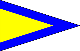 Signalflagga Första likhetstecken