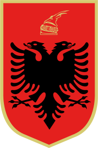 Albaniens Flagga